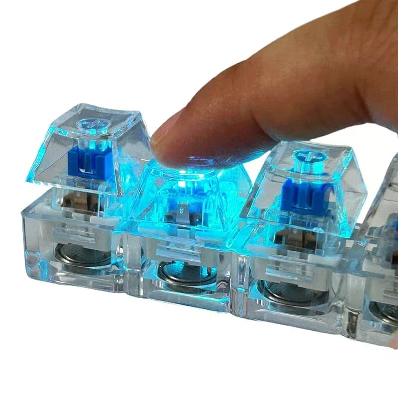 Testeur de switches pour clavier mécanique (4/9 touches) - Porte-clés anti-stress à LED - Image 6