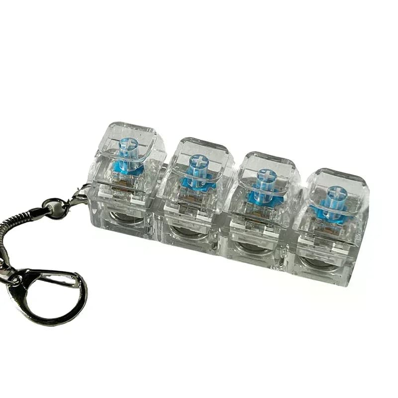 Testeur de switches pour clavier mécanique (4/9 touches) - Porte-clés anti-stress à LED - Image 4