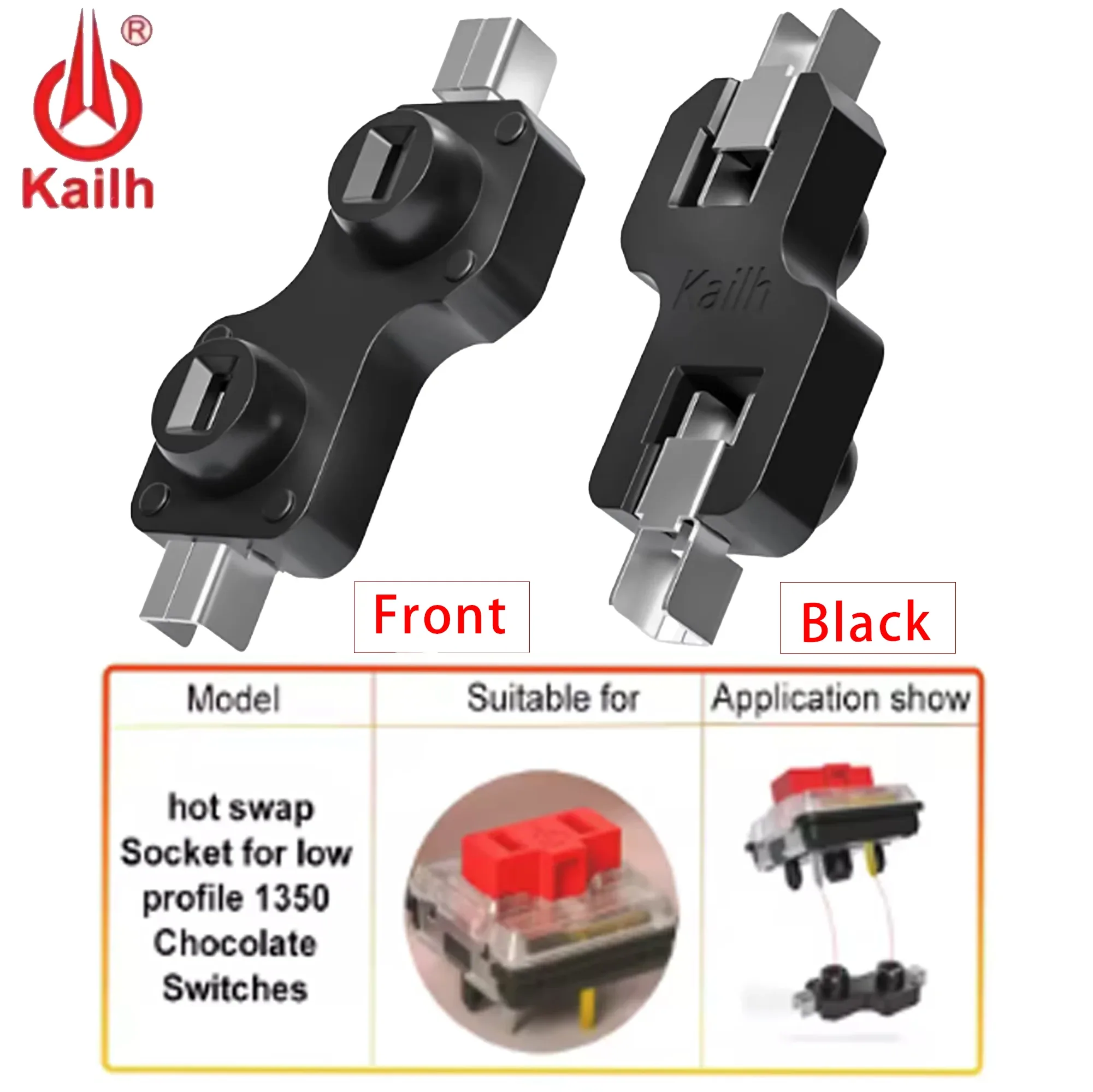 Prise Hotswap Kailh pour interrupteurs profil bas Choc 1350 - Image 1