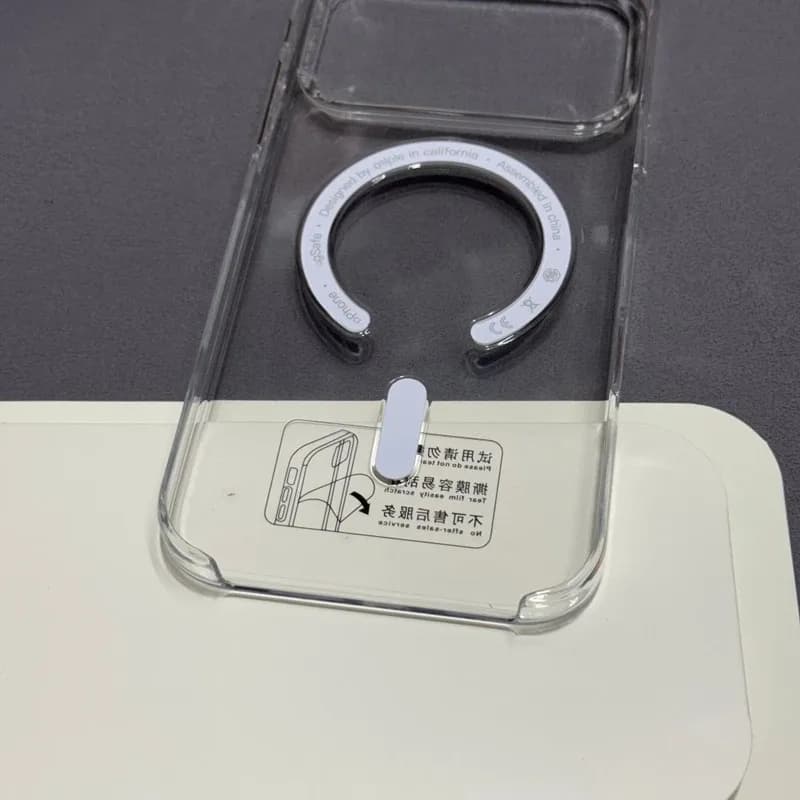 Coque magnétique transparente pour iPhone 17, 16, 15, 14, 13, 12 - Protection rigide compatible chargement sans fil - Image 5