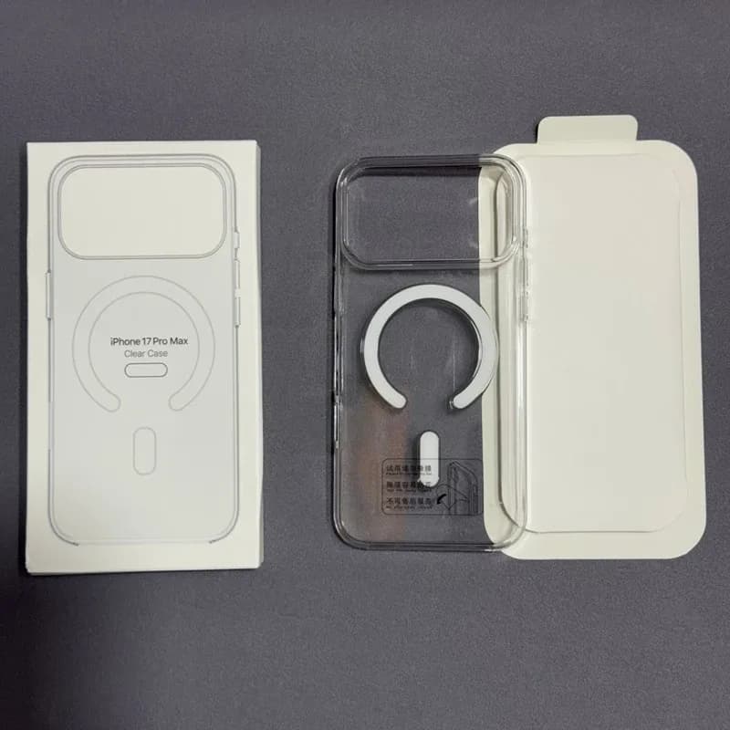 Coque magnétique transparente pour iPhone 17, 16, 15, 14, 13, 12 - Protection rigide compatible chargement sans fil - Image 2