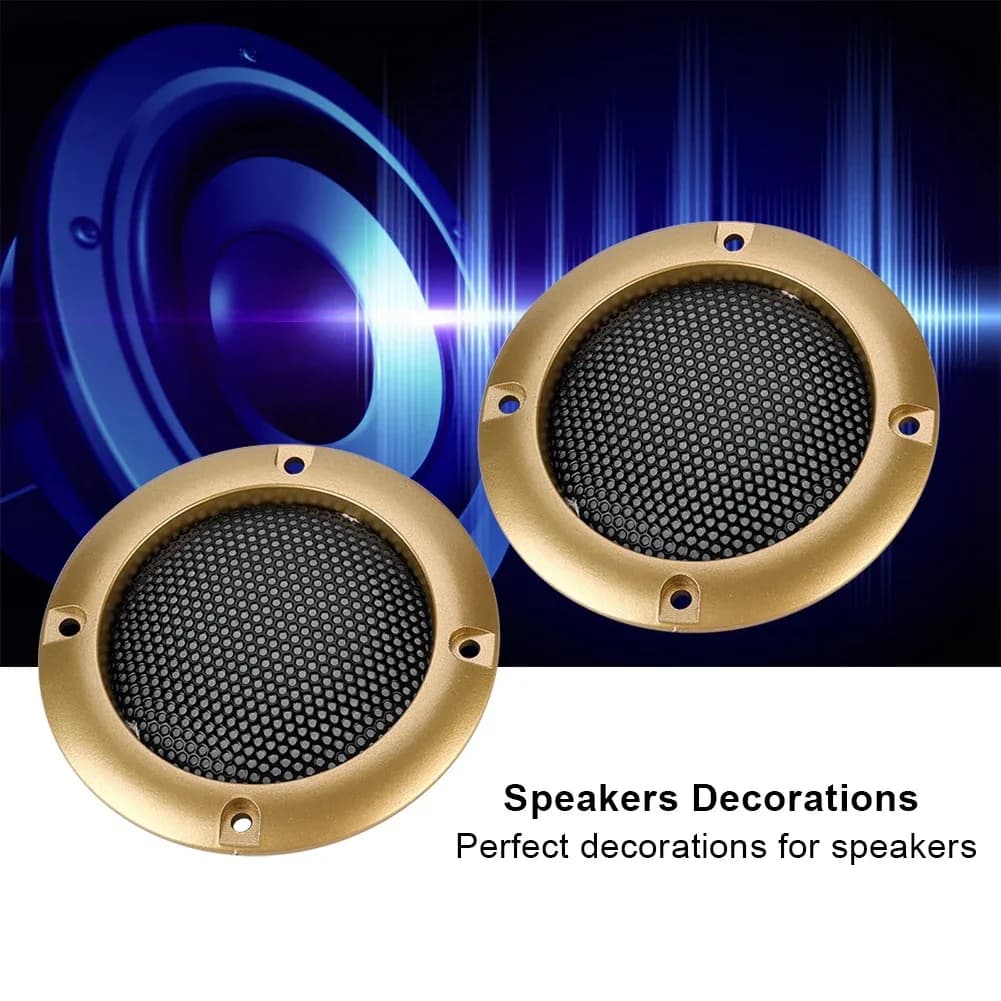 Grille de protection en maille d'acier pour haut-parleur de voiture - 2 pouces - Image 4
