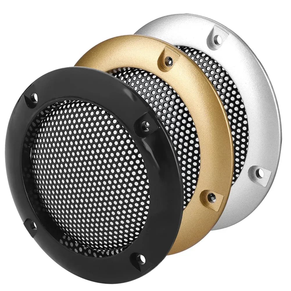 Grille de protection en maille d'acier pour haut-parleur de voiture - 2 pouces - Image 6