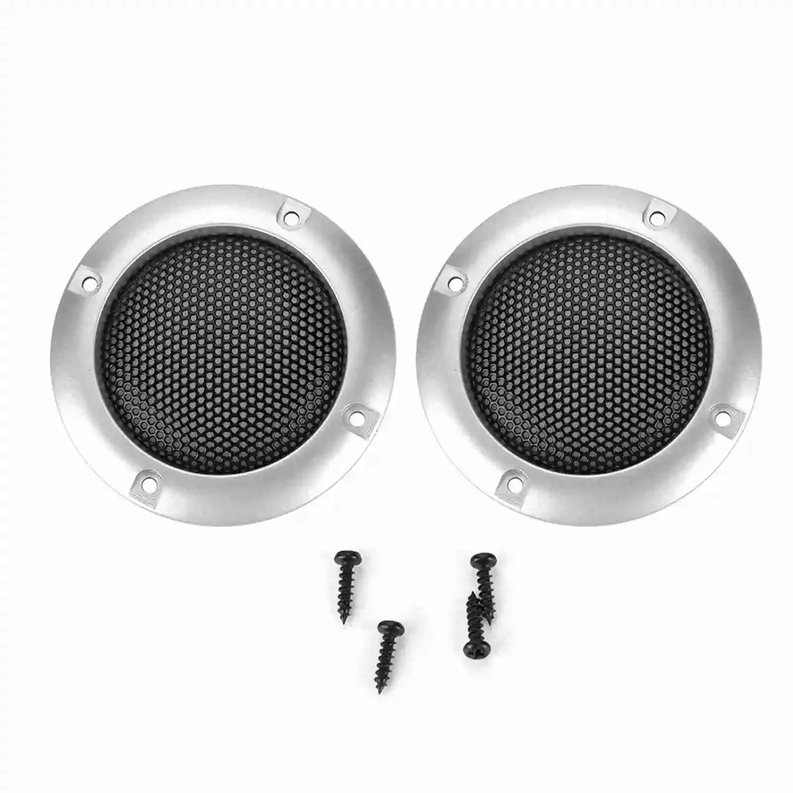 Grille de protection en maille d'acier pour haut-parleur de voiture - 2 pouces slide 9