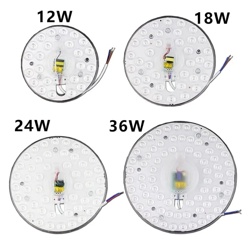 Panneau LED circulaire pour plafonnier, 12W à 36W, 220V-240V - Image 1