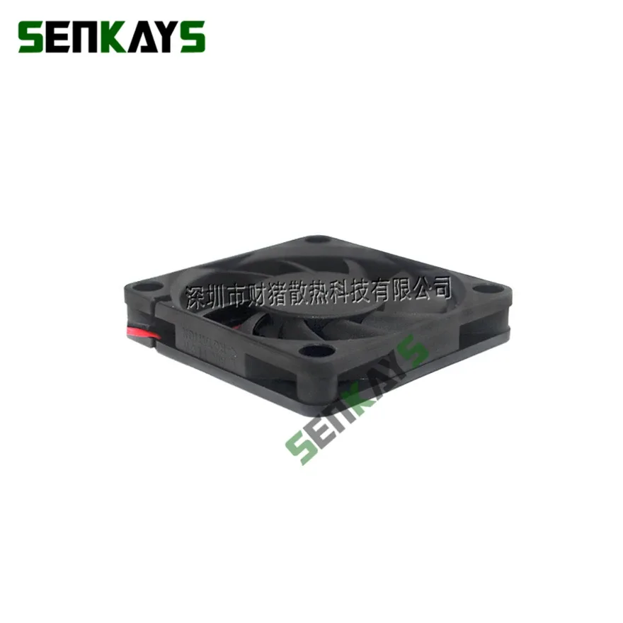Ventilateur de refroidissement 60x60x10mm à double roulement à billes, 5V/12V/24V, connecteur XH2.54 2 broches - Image 4