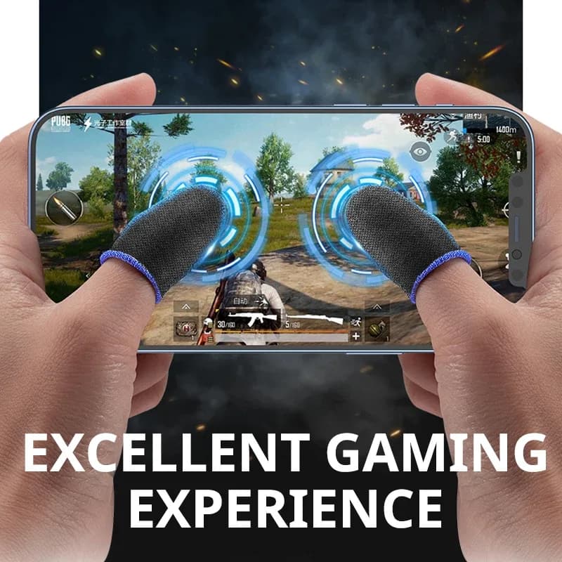 Lot de 20/40 doigtiers de gaming pour jeux mobiles - Antitranspirants et antidérapants slide 4