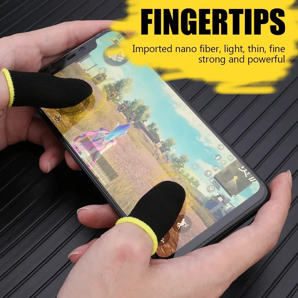 Lot de 20/40 doigtiers de gaming pour jeux mobiles - Antitranspirants et antidérapants slide 6