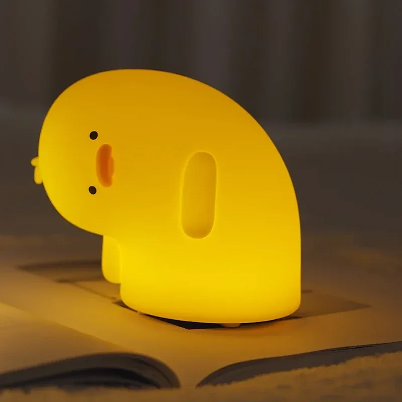 Veilleuse LED rechargeable en silicone - Canard mignon slide 12