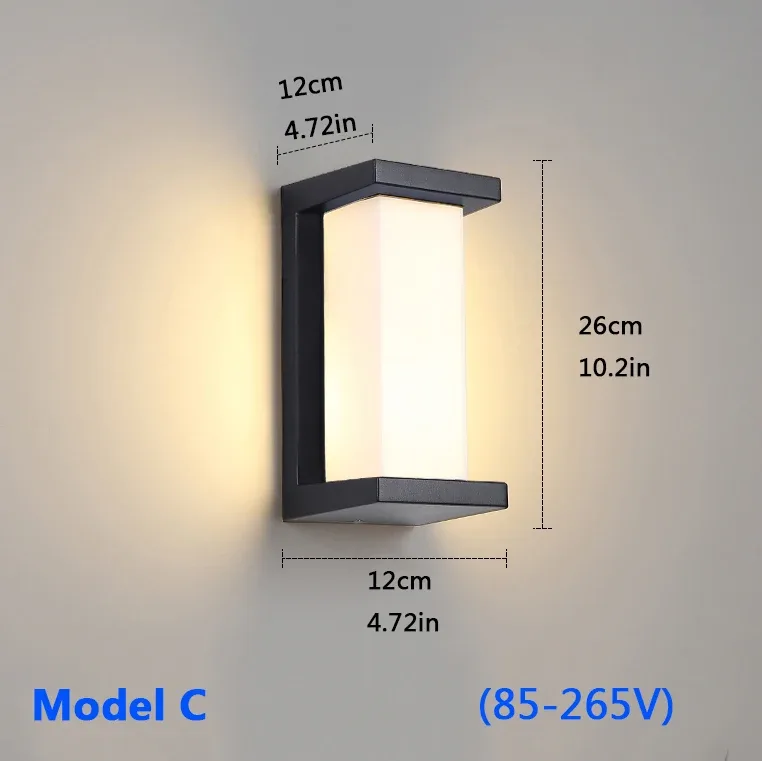 Applique murale LED extérieure IP65 avec détecteur de mouvement slide 10