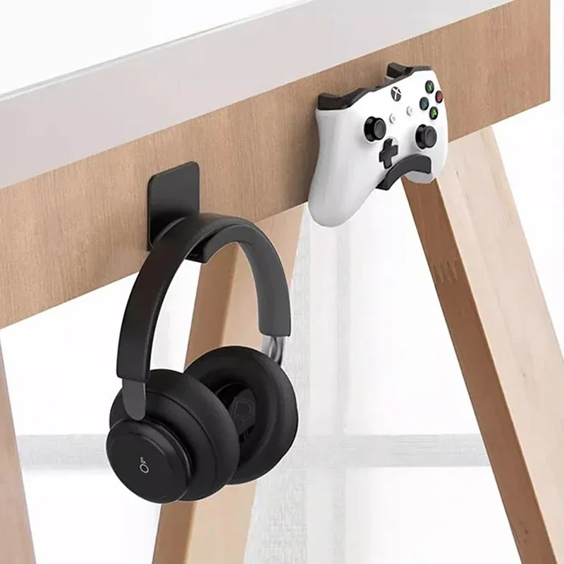 Support de casque adhésif universel pour mur et bureau - Image 2