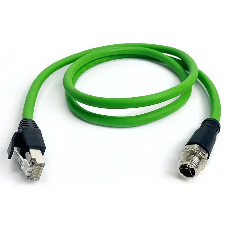 Câble Ethernet industriel M12 codage X vers RJ45 Gigabit - Image 6