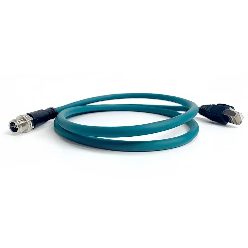 Câble Ethernet industriel M12 codage X vers RJ45 Gigabit - Image 5