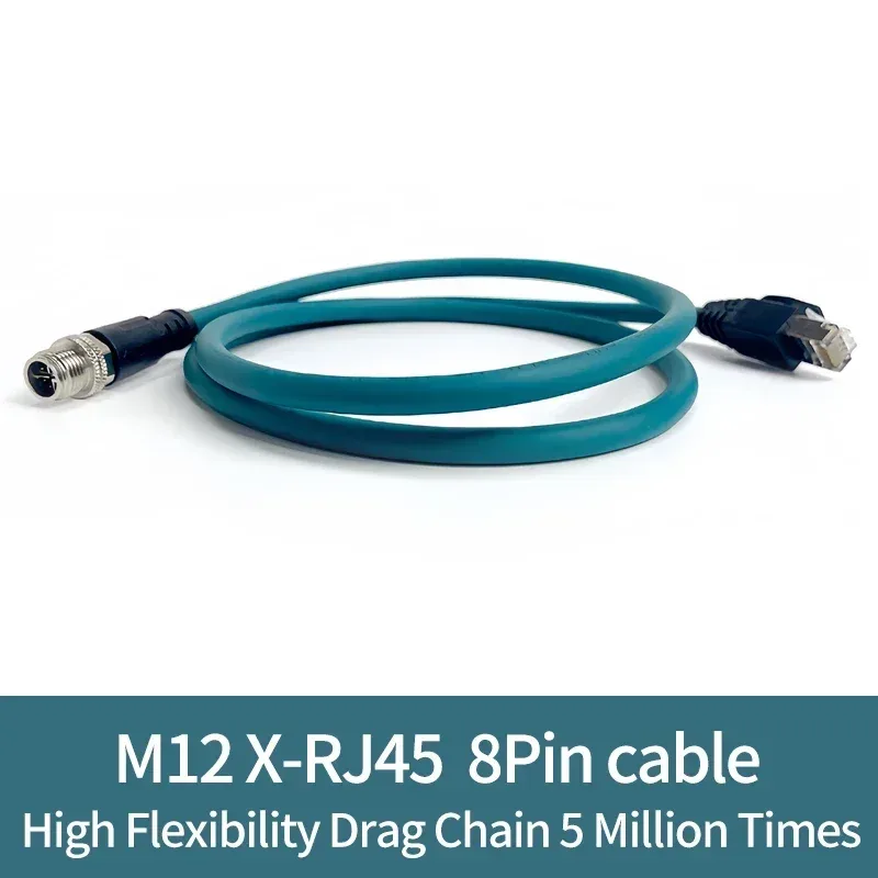 Câble Ethernet industriel M12 codage X vers RJ45 Gigabit slide 7