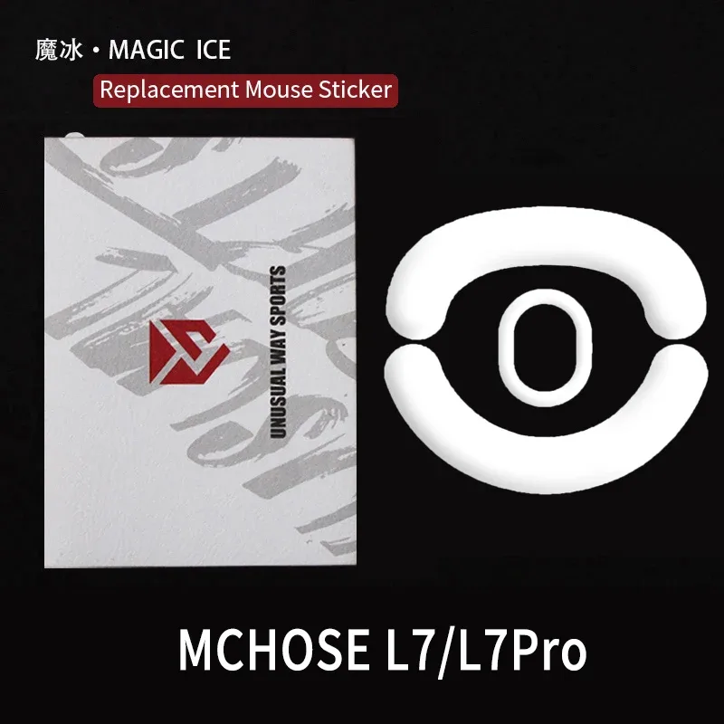 Patins de souris en PTFE InusualWaySports pour Mchose L7 Pro - Surface incurvée anti-affaissement slide 6