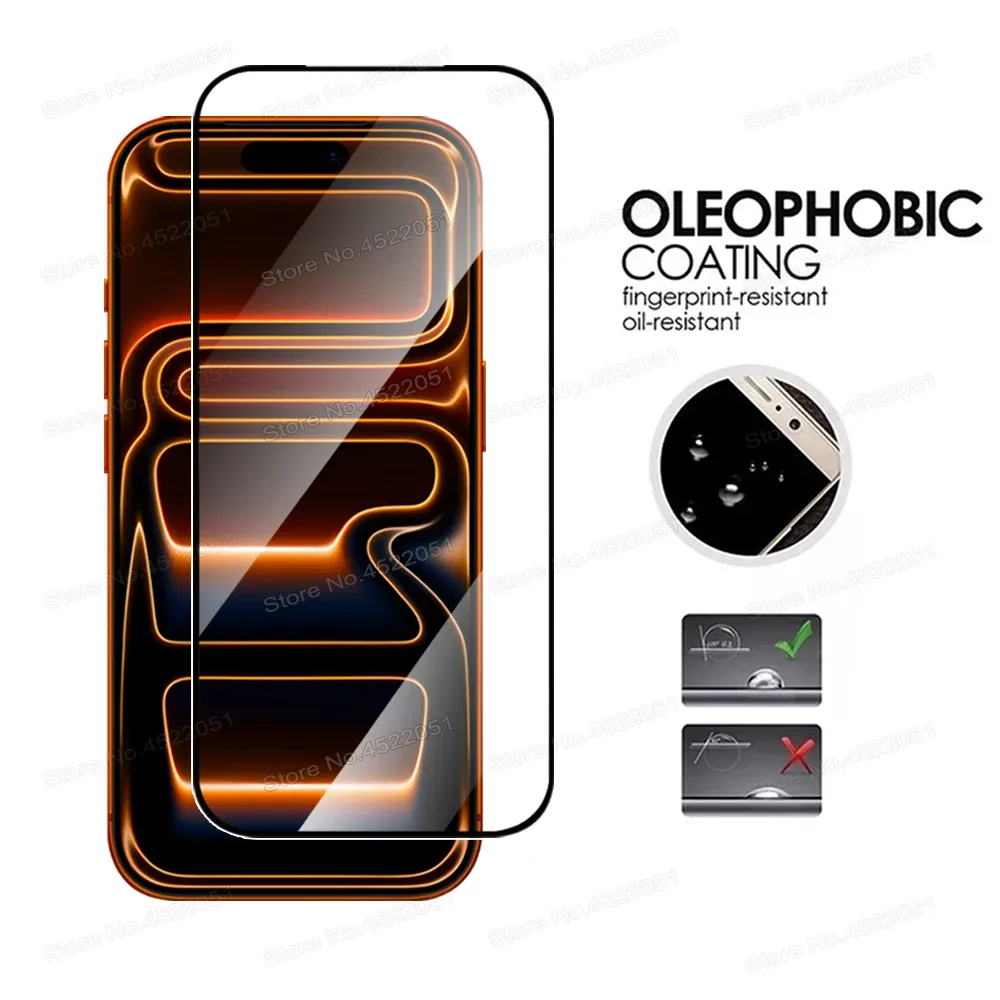 Lot de 10 protections d'écran en verre trempé 9D pour iPhone 11 à 17 Pro Max, Plus, Mini, Air - Image 4