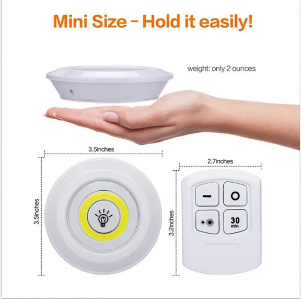 Lampe LED COB sans fil sous meuble avec télécommande - Image 4
