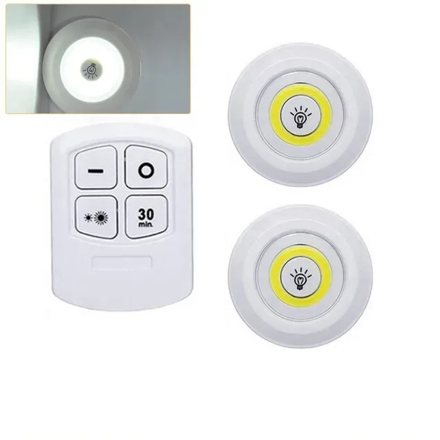Lampe LED COB sans fil sous meuble avec télécommande slide 19
