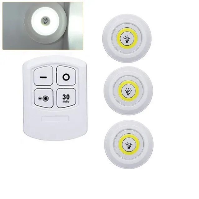 Lampe LED COB sans fil sous meuble avec télécommande slide 16