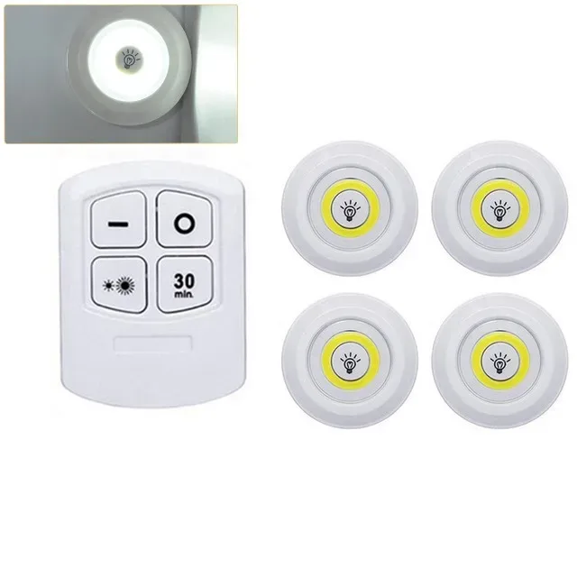 Lampe LED COB sans fil sous meuble avec télécommande slide 17