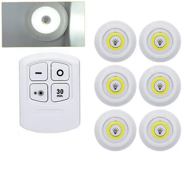 Lampe LED COB sans fil sous meuble avec télécommande slide 9