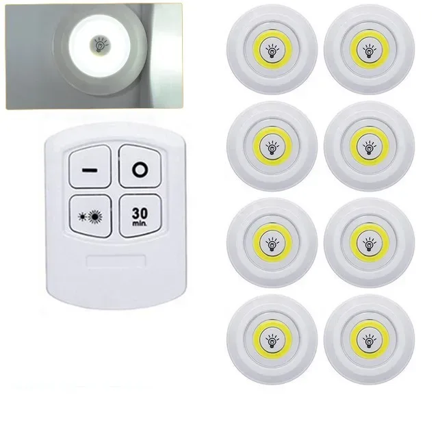 Lampe LED COB sans fil sous meuble avec télécommande slide 10