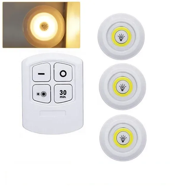Lampe LED COB sans fil sous meuble avec télécommande slide 14