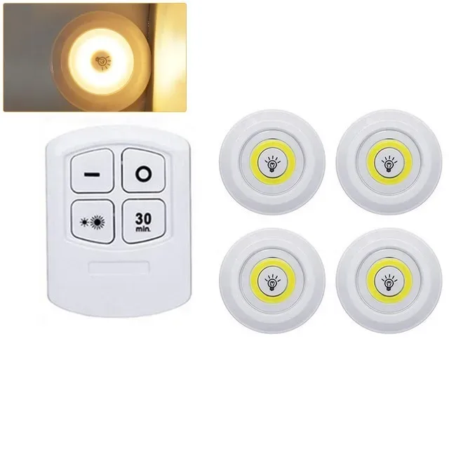 Lampe LED COB sans fil sous meuble avec télécommande slide 11