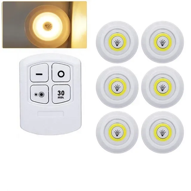 Lampe LED COB sans fil sous meuble avec télécommande slide 12