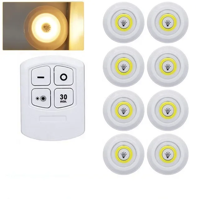 Lampe LED COB sans fil sous meuble avec télécommande slide 20