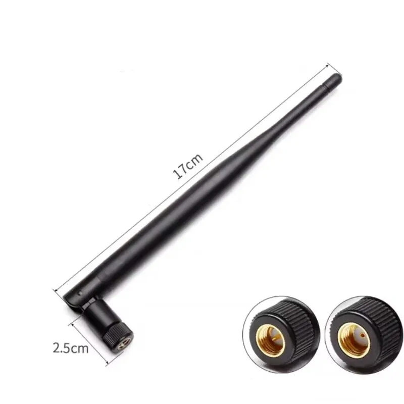 Lot de 2 antennes Wi-Fi et Bluetooth 2,4 GHz à gain élevé avec connecteur SMA slide 3