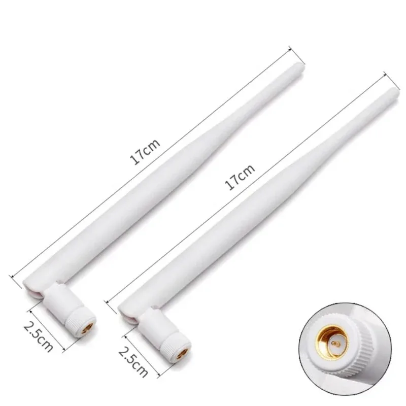 Lot de 2 antennes Wi-Fi et Bluetooth 2,4 GHz à gain élevé avec connecteur SMA slide 10