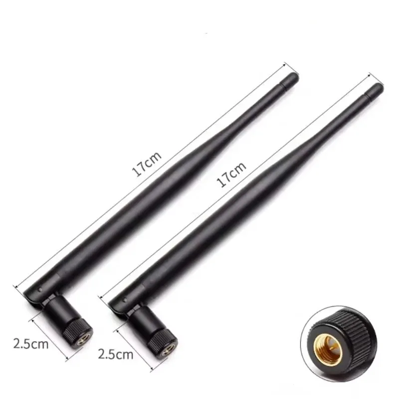Lot de 2 antennes Wi-Fi et Bluetooth 2,4 GHz à gain élevé avec connecteur SMA slide 7