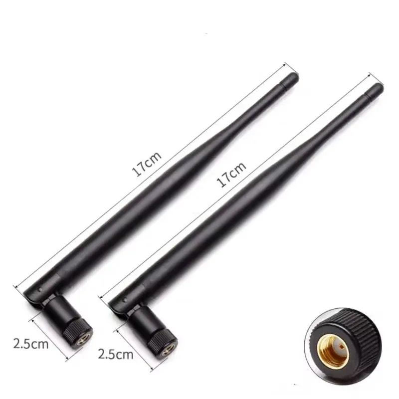 Lot de 2 antennes Wi-Fi et Bluetooth 2,4 GHz à gain élevé avec connecteur SMA slide 9