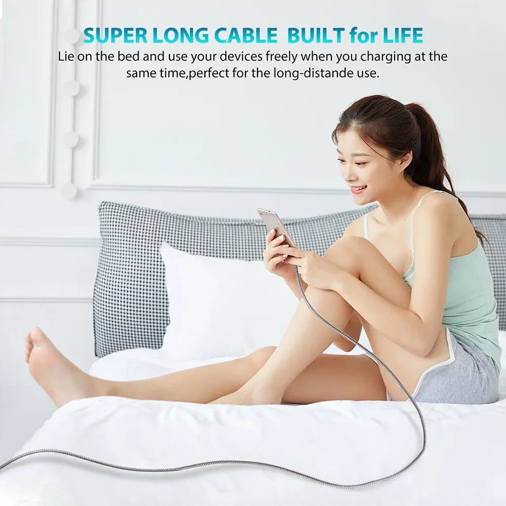 Câble USB-C vers USB-C 60W Power Delivery - Charge Rapide Universelle - Image 6