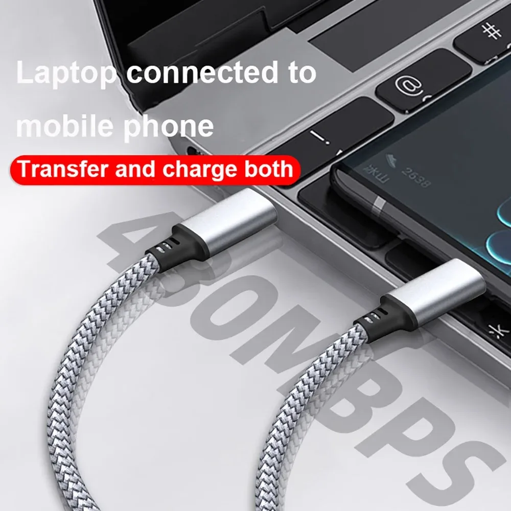 Câble USB-C vers USB-C 60W Power Delivery - Charge Rapide Universelle - Image 5