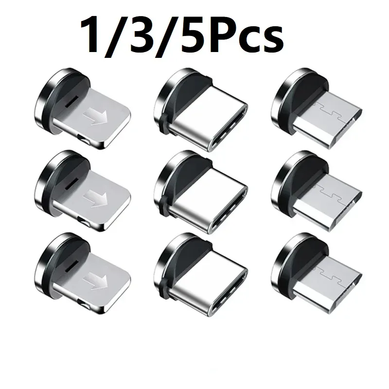 Embouts Magnétiques pour Câbles de Charge Micro-USB et USB Type-C - Rotation 360° - Image 1