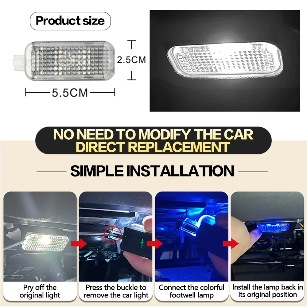 Éclairage d'ambiance LED pour habitacle Seat Ateca, Leon 5F MK3, Alhambra 7N, Toledo KG, Ibiza ST - Image 5