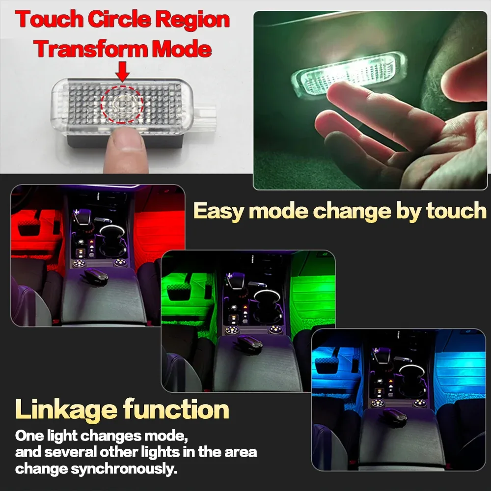 Éclairage d'ambiance LED pour habitacle Seat Ateca, Leon 5F MK3, Alhambra 7N, Toledo KG, Ibiza ST - Image 2