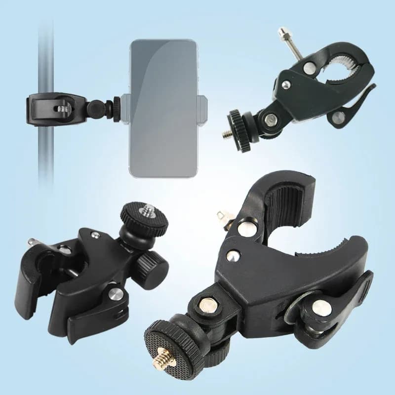 Support de Tablette et Smartphone avec Rotule, Adaptateur Trépied et Griffe Flash slide 2