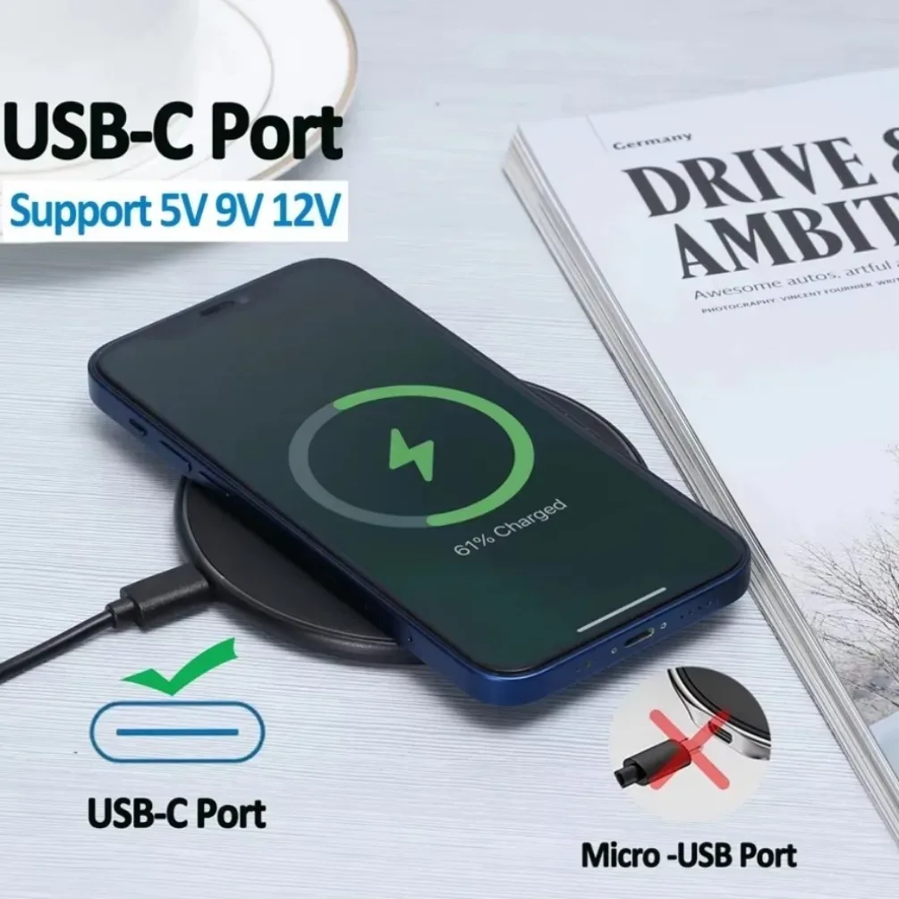 Station de charge rapide sans fil pour iPhone, Samsung et Xiaomi slide 2