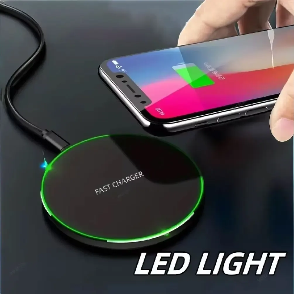 Station de charge rapide sans fil pour iPhone, Samsung et Xiaomi