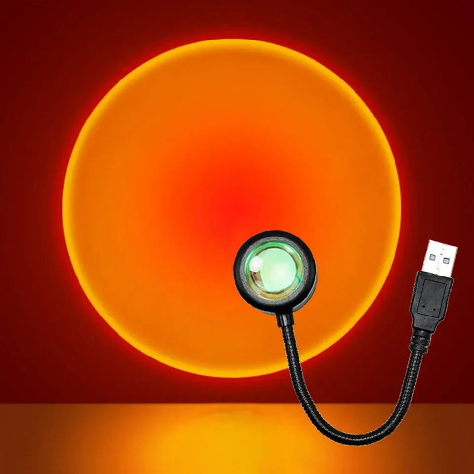 Veilleuse LED USB d'ambiance pour chambre, salon et décoration de fête slide 2