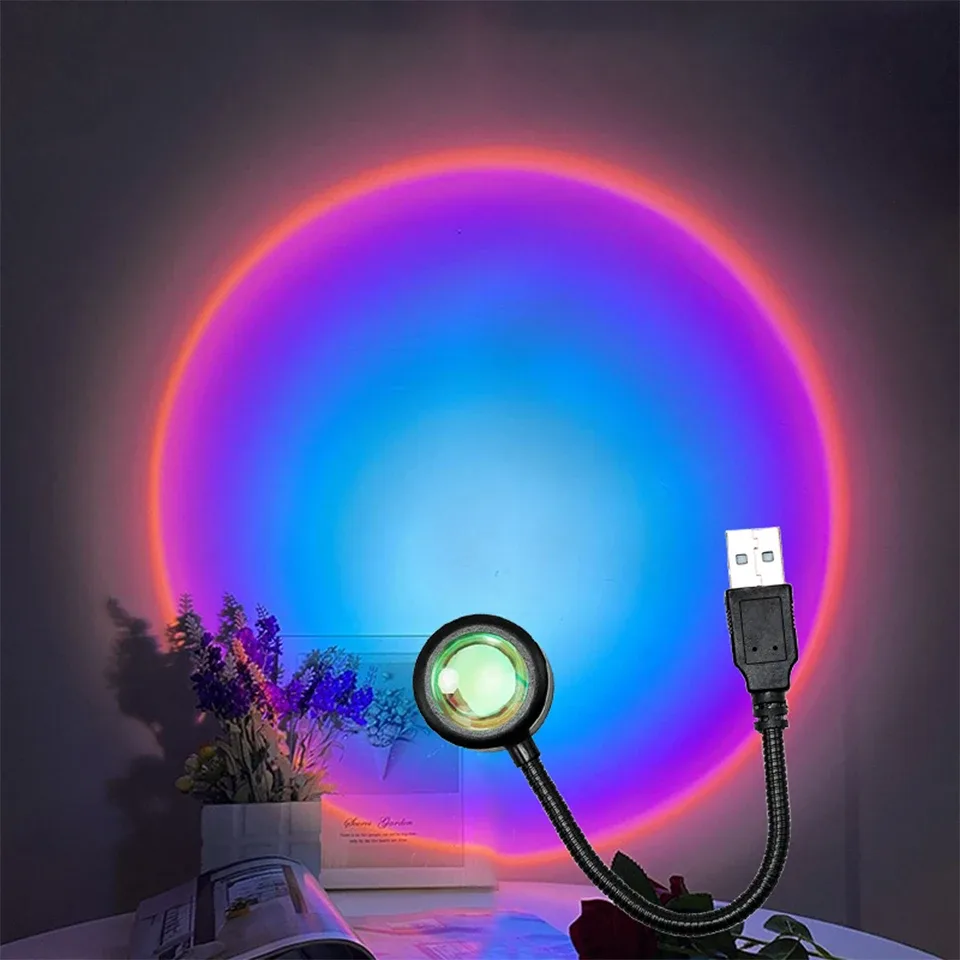 Veilleuse LED USB d'ambiance pour chambre, salon et décoration de fête slide 10