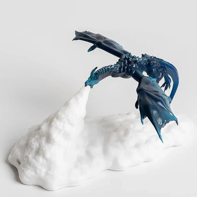 Lampe LED Dragon de feu à impression 3D - Rechargeable USB slide 8