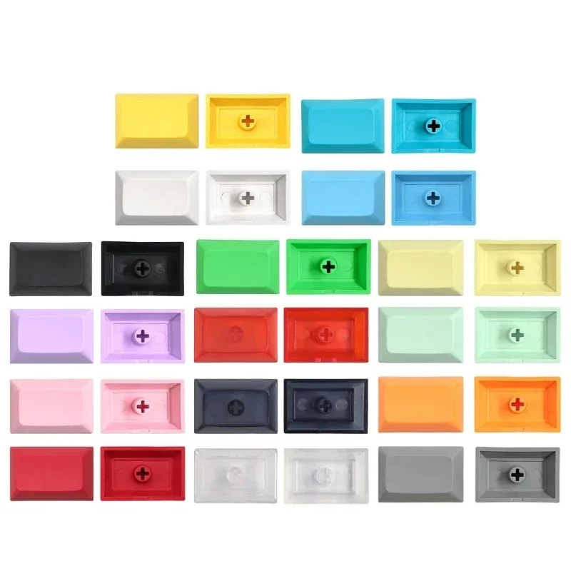 Lot de 10 touches DSA en PBT blanc - Format 1.5U - Touches vierges pour clavier mécanique