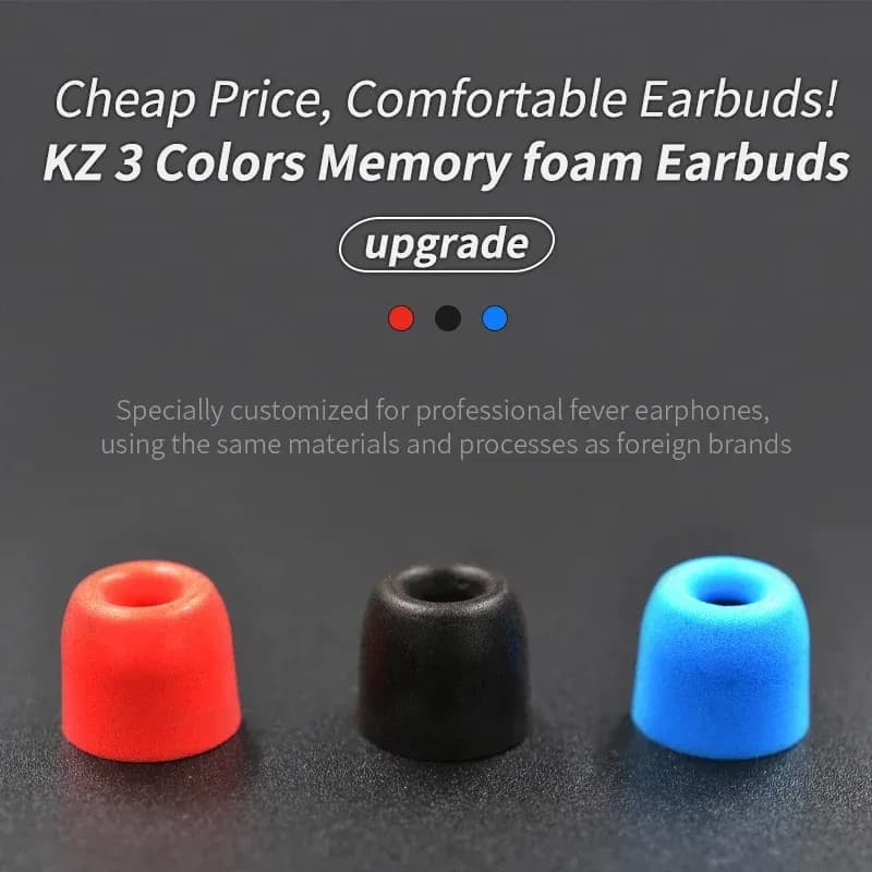 Embouts en mousse à mémoire de forme KZ pour écouteurs intra-auriculaires - Image 6