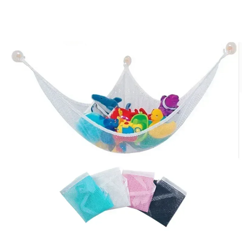 Hamac de rangement pour peluches et jouets - Filet en maille pour chambre d'enfant - Image 5