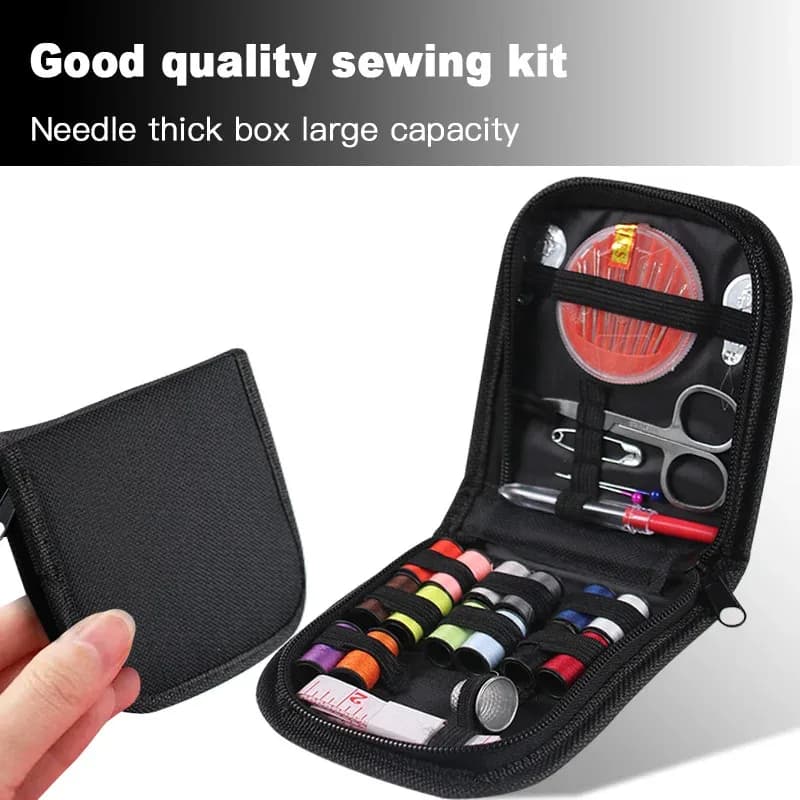 Kit de couture portable avec 14 bobines de fil