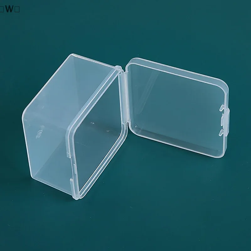 Boîte de rangement carrée transparente pour perles et petits accessoires - Image 4
